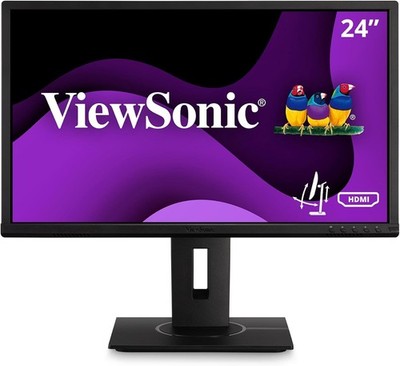 ViewSonic VG2440 24 Inch IPS 1080p Ergonomic Monitor with HDMI, DisplayPort