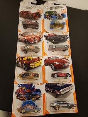 HOT  Wheels id  Set Of 8 BONE SHAKER, CHARGER, BATMAN. ARKHAM-ETC VHTF RARE 