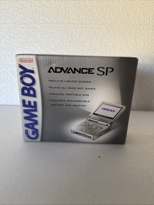 SEALED UNUSED MINT! Nintendo Gameboy Advance SP- Platinum Silver