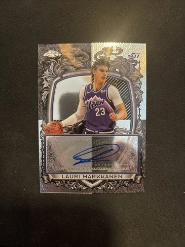 LAURI MARKKANEN 2025 Topps Chrome SIGNATURE STYLE AUTO #SS-LM Jazz