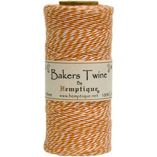 Cotton Baker's Twine Spool 2-Ply 410' Orange