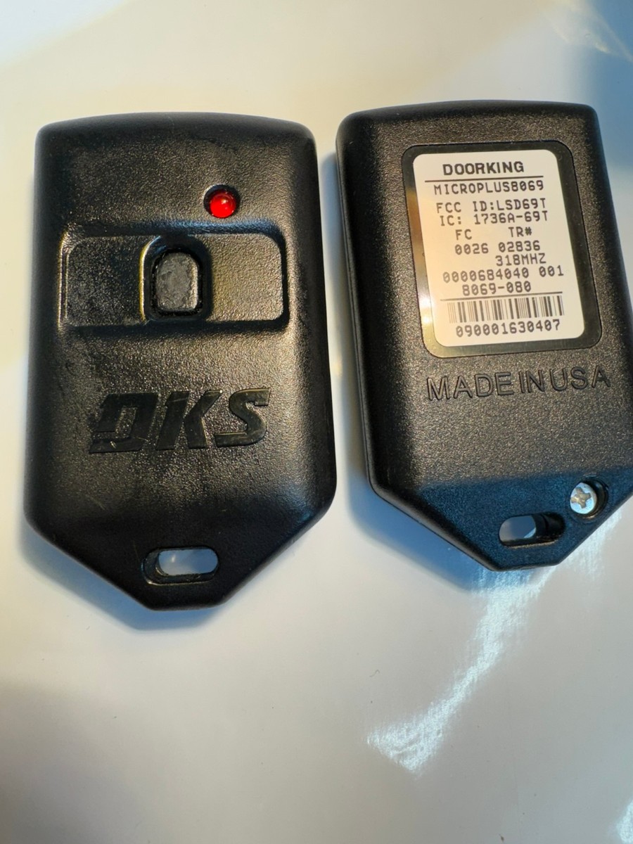 DoorKing DKS MicroPlus8069 Door Remote garage opener clicker