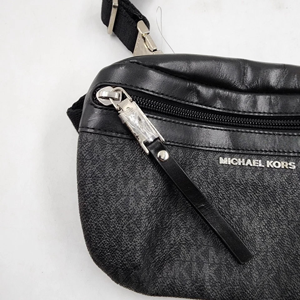 Riñonera MICHAEL Michael Kors Logo para mujer talla única negra cierre frontal con cremallera Foto 4 de 4