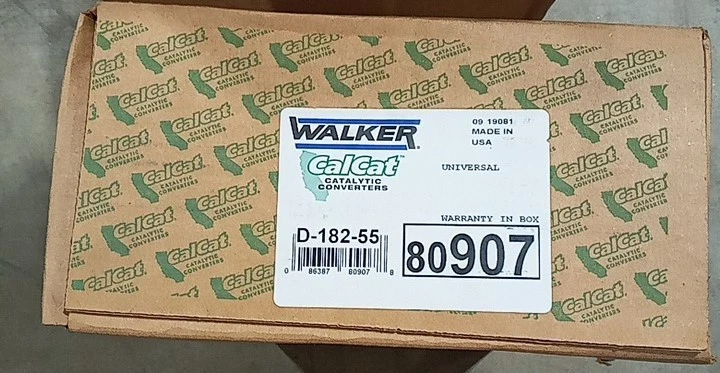 Walker CalCat 80907 Catalytic Converter for Chevy C1500 – 3" In/Out (ID) Foto 2 de 4