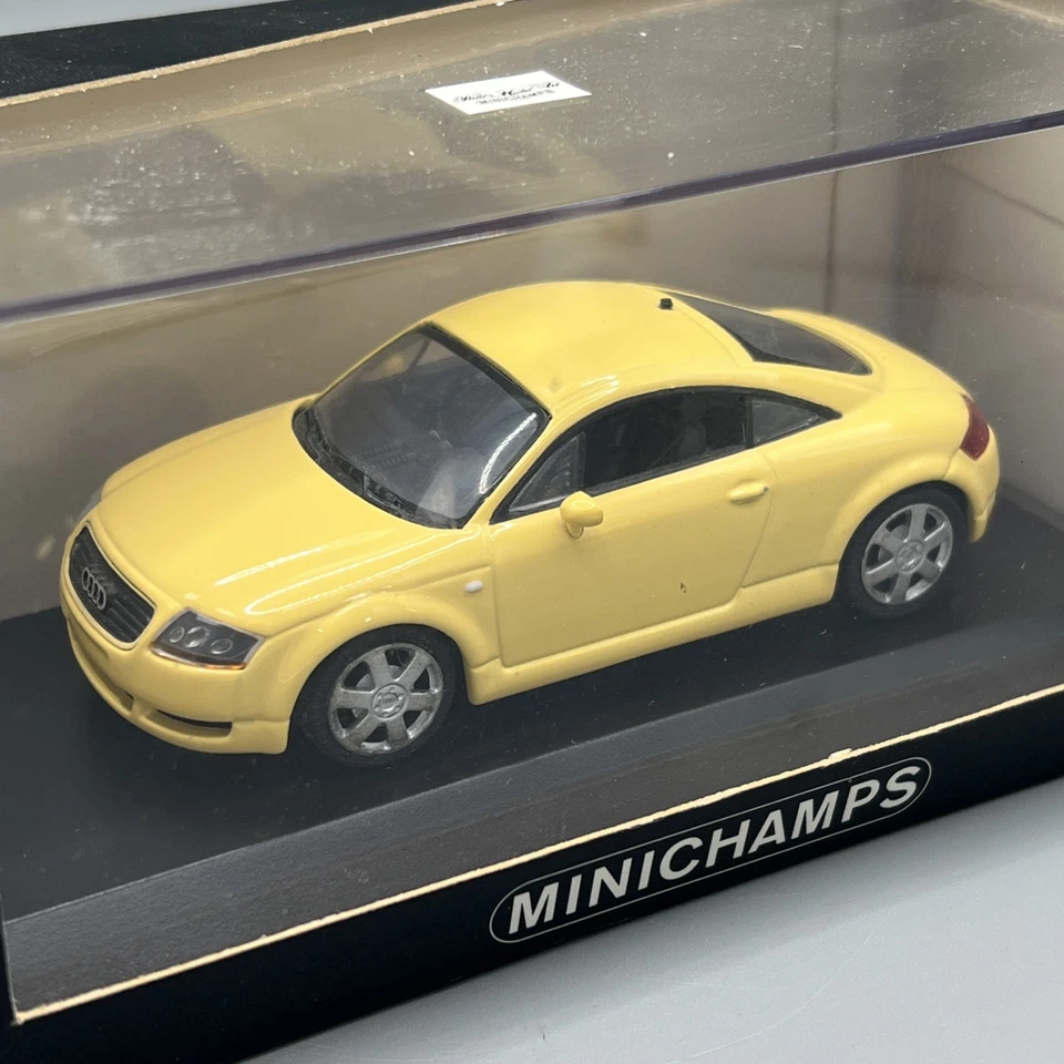 Minichamps 1/43 Scale 1998 Audi TT Mk1 Light Yellow 430017220 FREE FAST P&P - Image 2 of 4