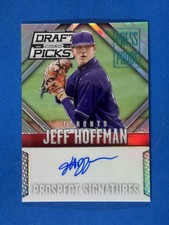 2014 Prizm Draft Picks Press Proof Jeff Hoffman Autograph /199 Blue Jays