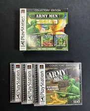 Army Men: Gold Collectors' Edition (PlayStation 1 PS1) Complete Clean Discs 👀 