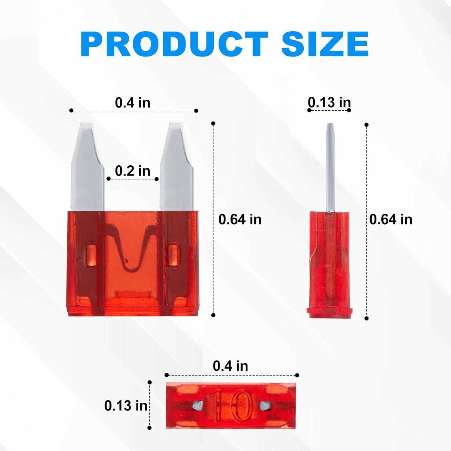 120 Mini Fuse Assortment with Fuse Puller - Ideal for Cars, RVs, and Motorcycles