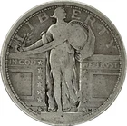 1917-S Type 1 Standing Liberty Silver Quarter in a SAFLIP® - VG- (Good+)