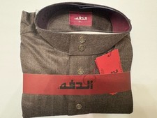 Men 56 LARGE Size Daffah High Quality WINTER Thobe Cultural Jubba FLAT SLEEVE