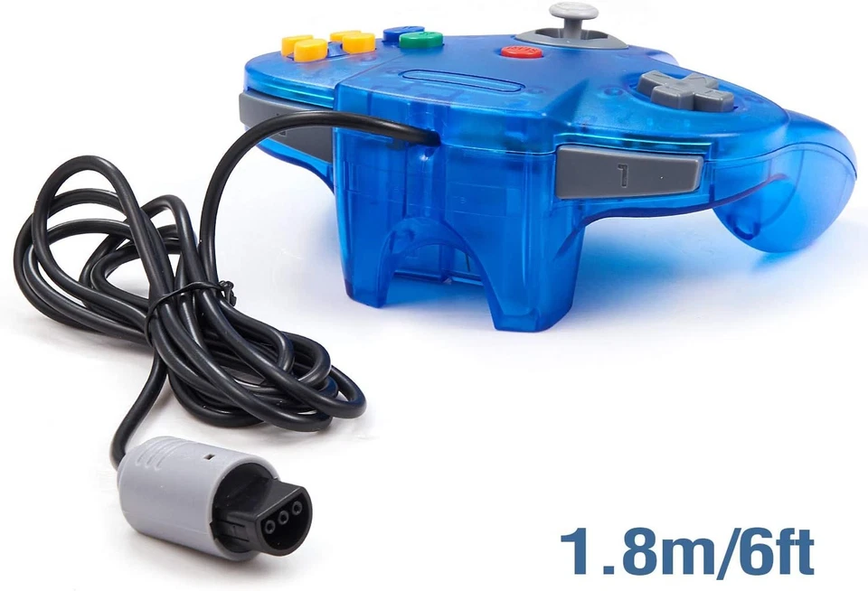Mando Clásico N64, Mando a Distancia Retro N64 para Consola Sistema de Juegos N64 Foto 2 de 4