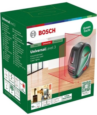Bosch Kreuzlinien Laser UniversalLevel 3, Aufbewahrungshülle 0603663904