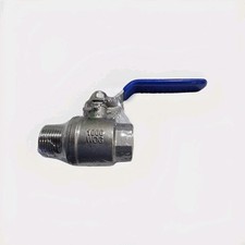 SS Ball Valve, 304 Stainless Steel, 3/4" Threaded Ends, Brand new in Package