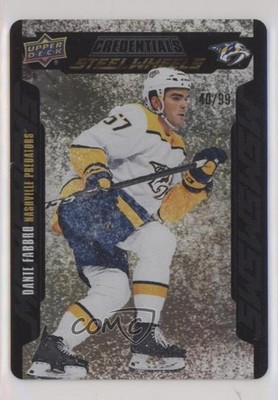 2019 Upper Deck Credentials Steel Wheels Gold 40/99 Dante Fabbro Rookie RC 0b3