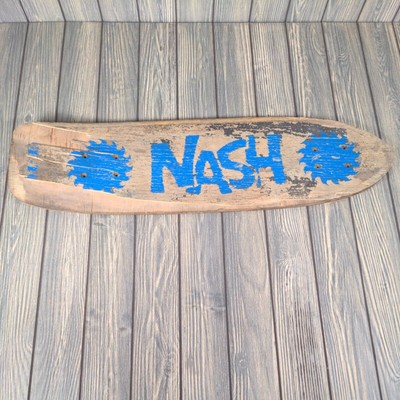 Nash Double Saw Blade Tuf-Top Sidewalk Cruiser Skateboard Vintage Board Only