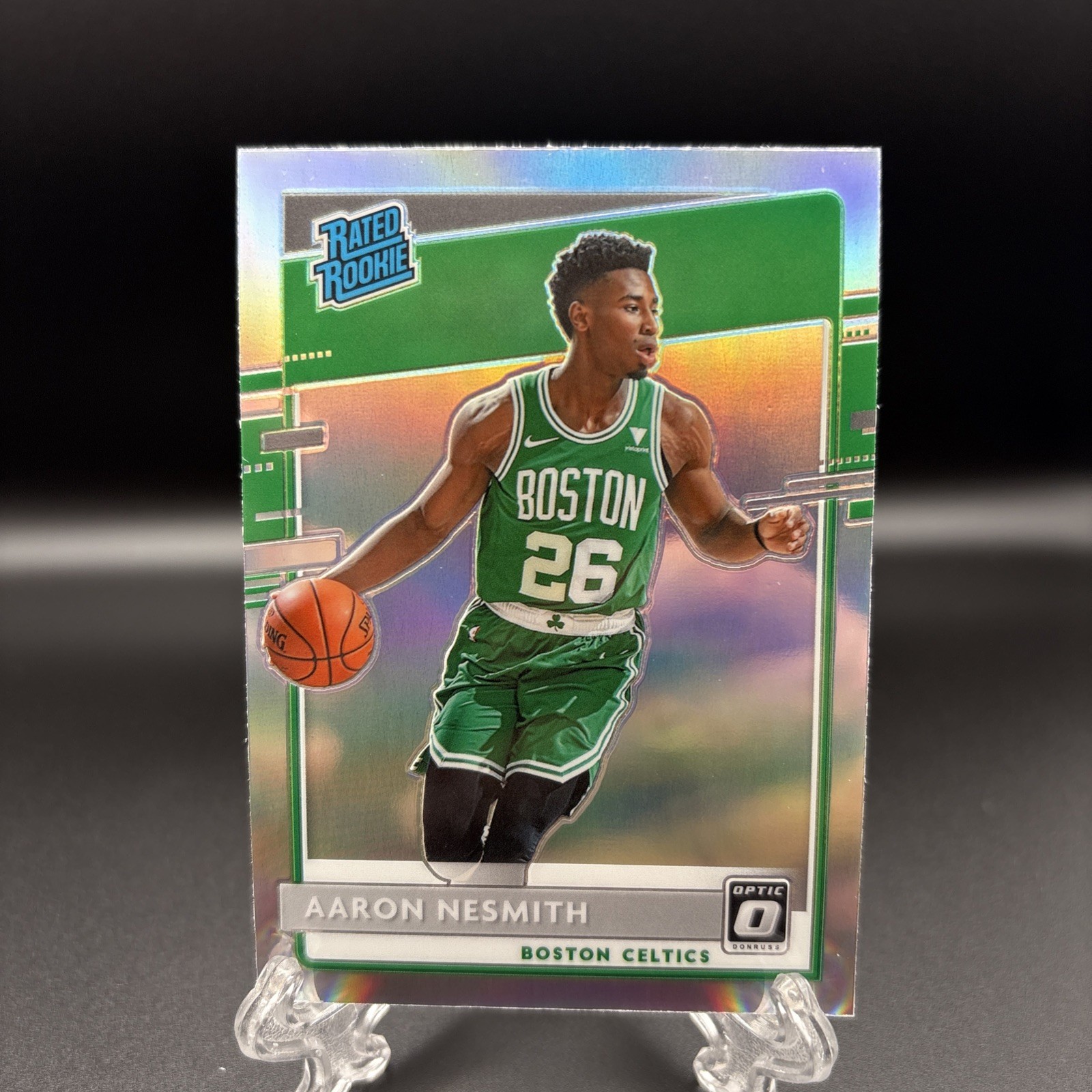 2020-21 Panini Donruss Optic Aaron Nesmith Rated Rookie Holo Prizm #164