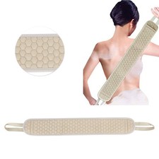 Back Scrubber Polyester Cotton Exfoliating Deep Cleansing Activated 2 Side Back