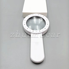 12 LED Light 30X Handheld Magnifier Reading Magnifying Glass Lens Jewelry Loupe
