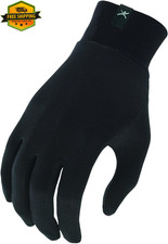 Terramar X Large Black Silk Insulated Touchscreen Sport Activity Gloves