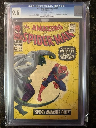 Amazing Spider-Man #45 CGC 9.6 with Off-White to White Pages 3rd app Lizard