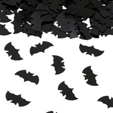 1200pcs Halloween Party Confetti Black Bat Confetti Halloween Party Table