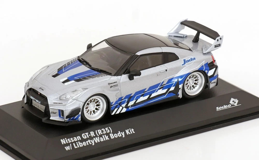 Solido 4311211 Nissan GT-R (R35) Liberty Walk Silhouette Stripes 2020   1:43