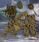 Vintage GI Joe Marine Beach Head Accessories And Paperwork