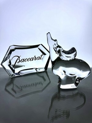 Baccarat Crystal Reindeer - Moose/ Elk/ Deer Figurine, 4 3/8” | eBay