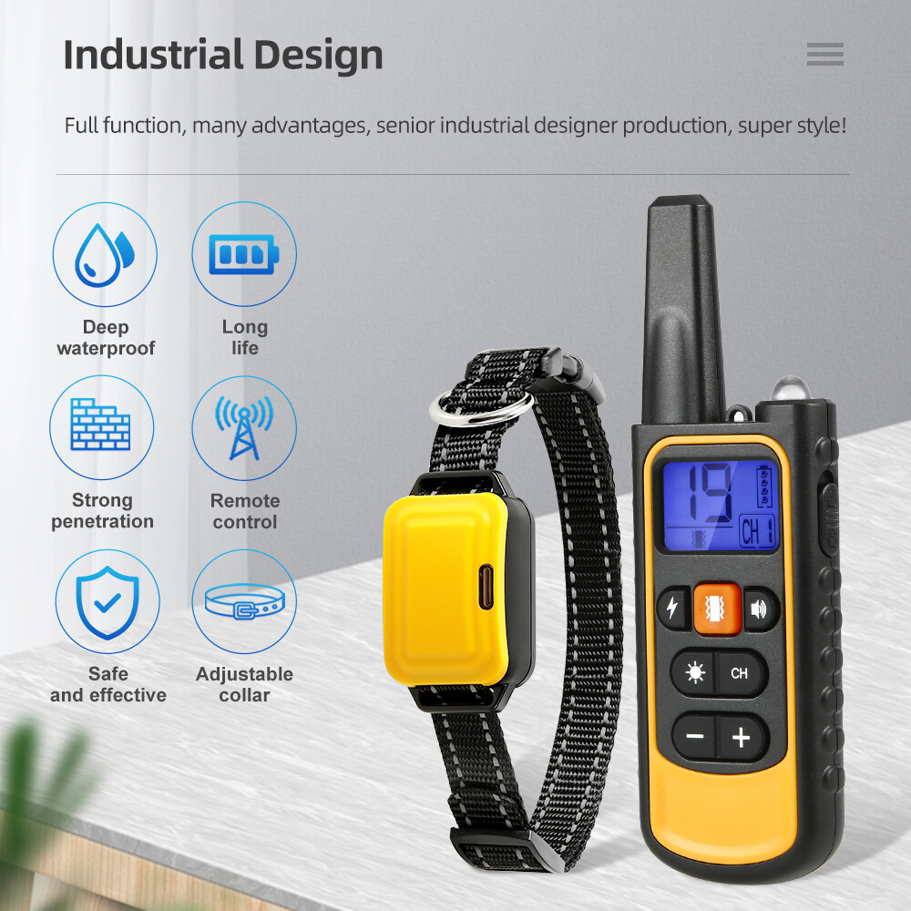 Collare Addestramento Cani 800m con Telecomando LCD | Beep Vibra Scossa