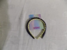 Scunci Hair Accessory Skinny Ruched Denim Headbands 2 pcs