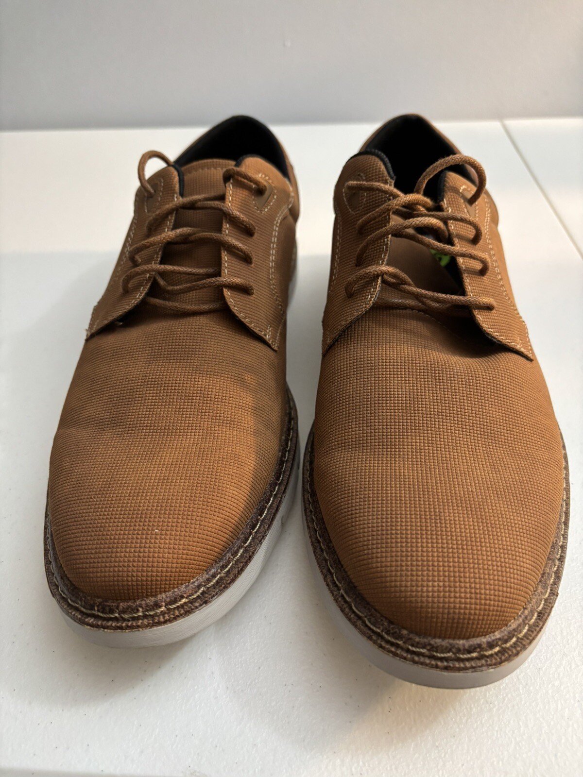 SAOLA Scarpa elegante uomo Stacy Adams " punta liscia 9 5 marrone (cioccolato)