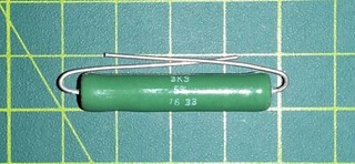 3 x 3.3KΩ 9W Green Vitreous Enamel Wirewound Resistors