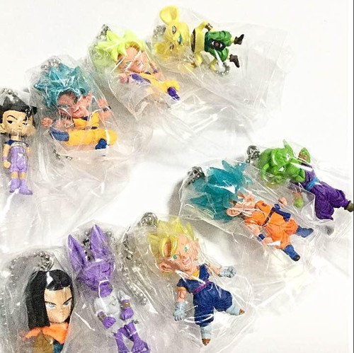 Dragon Ball UDM Mascot Keychain Figure - Android 17 Son Goku Vegeta etc F43343 - Picture 3 of 3