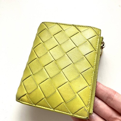 BOTTEGA VENETA Authentic Leather Bifold wallet in intrecciato - Picture 8 of 9