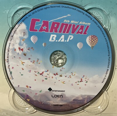 B.A.P - Carnival Signed Autographed CD Mini Album Promo K-Pop 2016