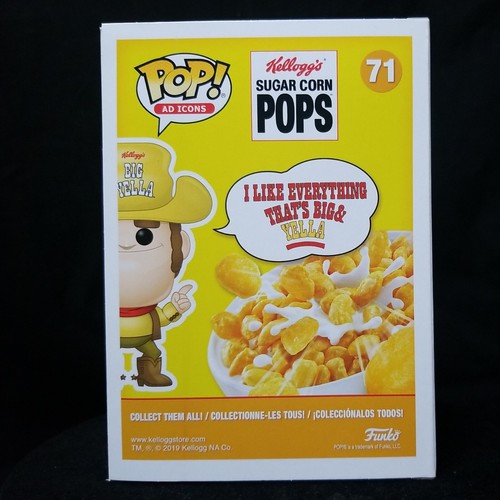 Funko Pop Ad Icons Kellogg's Sugar Corn Pops Big Yella 71 Vaulted Vinyl Figure - Picture 5 of 10