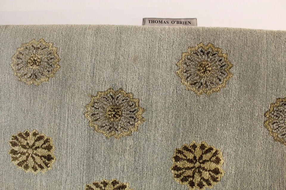 Alfombra moderna tejida a mano genuina 8,0x10,0 lana y seda Nepal 70% de descuento ¡¡GRAN OFERTA!!! Foto 2 de 4