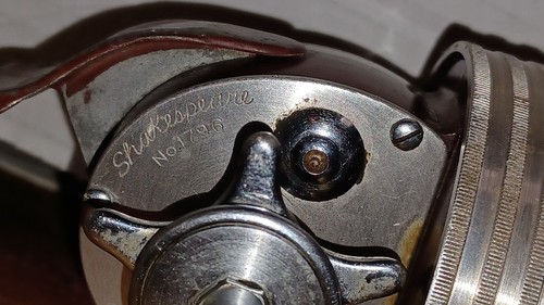 VINTAGE Shakespeare Wondercast No.1796 Model EK Reel Made In USA - Picture 3 of 10