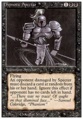 Hypnotic Specter ~ Heavily Played 3rd Edition Revised MTG Magic UltimateMTG Blac
