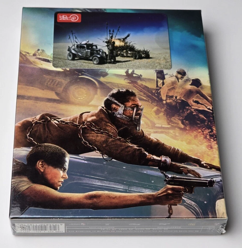 Mad Max Fury Road HDZETA 3D + 2D Blu Ray Lenticular Full Slip Steelbook - Sealed - Image 2 of 4