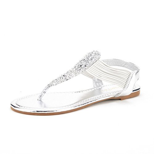 Flache Damen-Sandalen Flip-Flop Knöchelriemen Sommer Gladiator-Sandalen - Bild 14 von 52