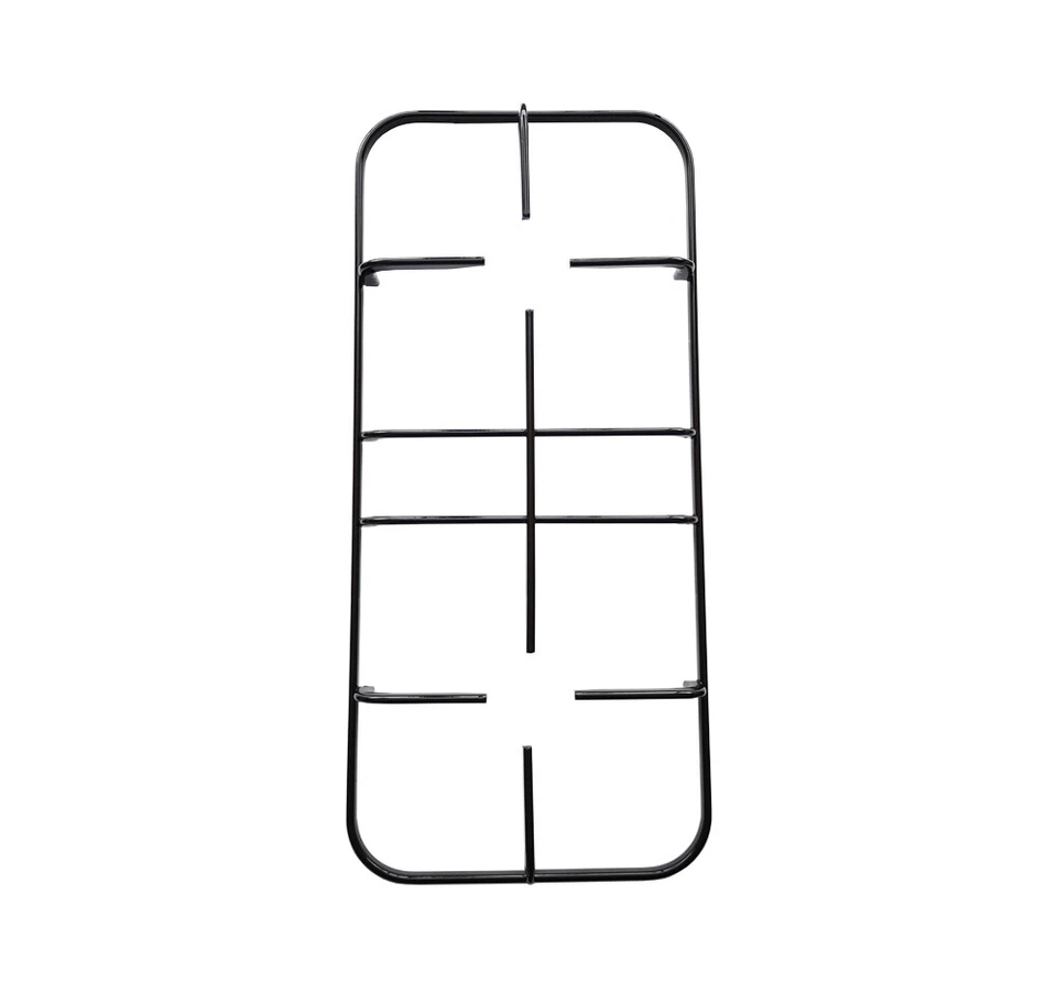 GRIGLIA NARDI 2 FUOCHI IN PIATTINA SMALTATA NERA CM 45.5 X 21 NO ORIGINALE G557