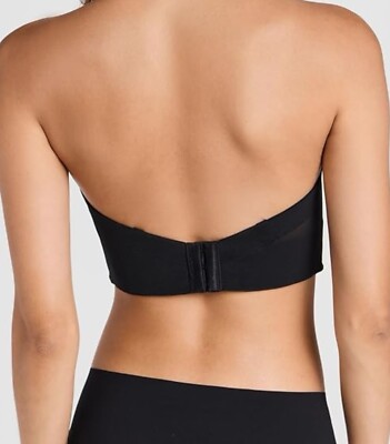 New Lively Low Back Strapless Bra ( Removable Straps) Size 34 DD Black. |  eBay