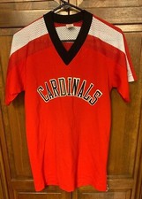 Russell Athletic Cardinals Jersey Men S Hipster Indie Punk Emo V Neck USA Made