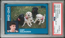 2022 Topps Can-Do Puppy Canines Blue /49 Chet Holmgren #CHCD-1 PSA 9 Rookie RC