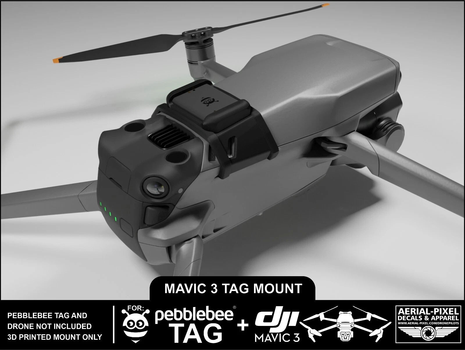 DJI Mavic 3 Pebblebee Tag Mount