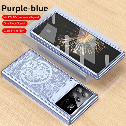 For Xiaomi Mix Fold 3 Luxury New Style Clear Plating Hybrid KickStand Case Cover - Picture 9 of 23