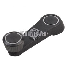 Fensterkurbel, Schwarz mit Chromring, Golf 1 &Co, T3 Bus, OE Ref. 321837581A 01C