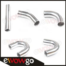 1.5" 2" 3" 4" 45/90/180 Deg Straight Turbo Intercooler Pipe Aluminum Tube Tubing