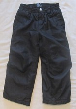 Faded Glory black insulated snowpants for kids Size XS 4-5  NICE